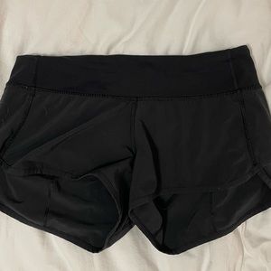 Lululemon speed shorts